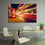 Light Trails & Phone Booth Canvas Wall Art Office