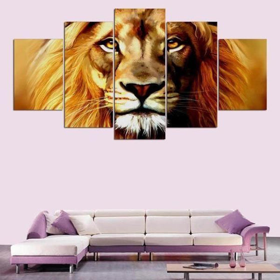 Lion Wall Art For Nursery Canvas