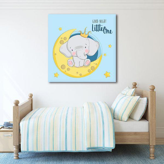 Little Prince Elephant Canvas Wall Art Bedroom