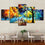 Lively Trees Wall Art Dining Room