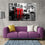 London Telephone Booth Canvas Wall Art Living Room