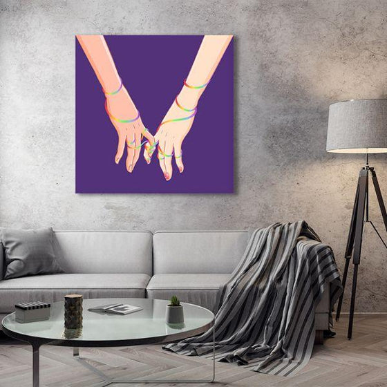 Love Wins Canvas Wall Art Living Room