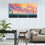 Lovers And A Colorful Sky 3 Panels Canvas Wall Art Dining Room