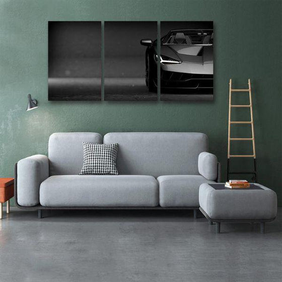 Low Ground Sports Car Canvas Wall Art Living Room