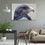 Magnificent Eagle Head Canvas Wall Art Dining Room