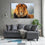Magnificent Lion Canvas Wall Art Decor