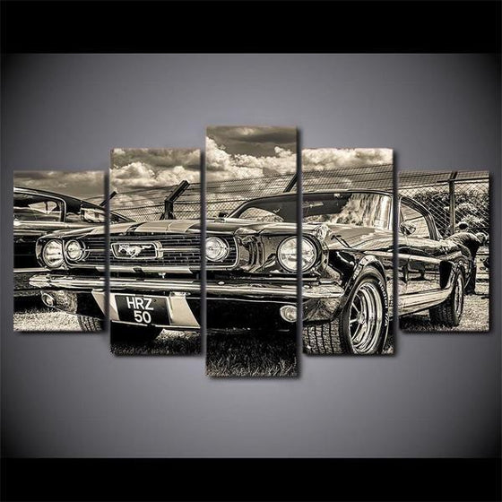 1965 Ford Mustang Canvas Wall Art