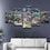 Colorful Houses Canvas Wall Art