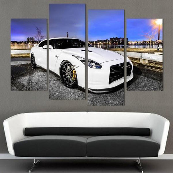 2018 Nissan GT-R Canvas Wall Art Living Room