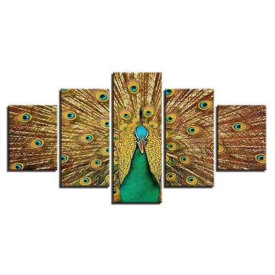 Metal Wall Art Peacock Decors