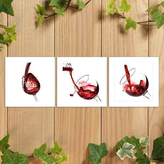 Bright Red Wine In Cordial Glass Canvas Wall Art