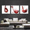 Bright Red Wine In Cordial Glass Canvas Wall Art Living Room