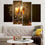 Champagne Celebration Canvas Wall Art Living Room