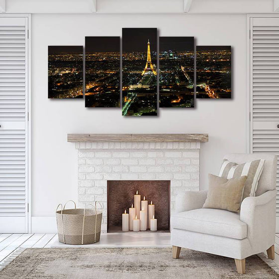 Eiffel Tower In Paris, France Canvas Art