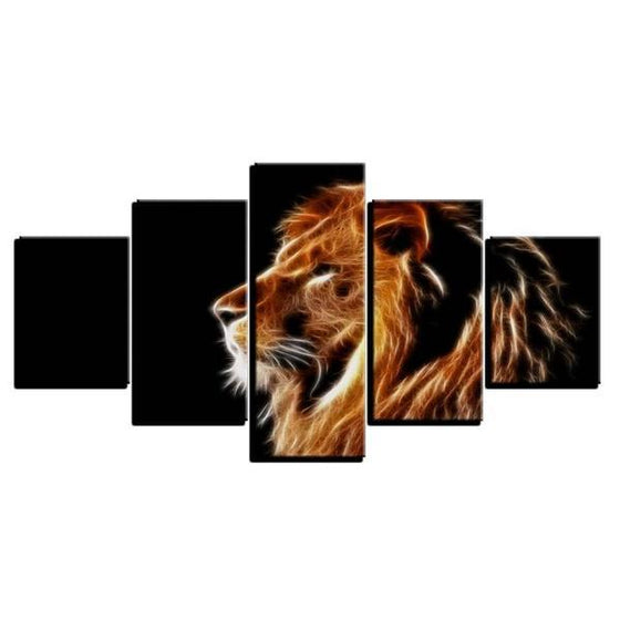 Mighty Lion Wall Art Canvas