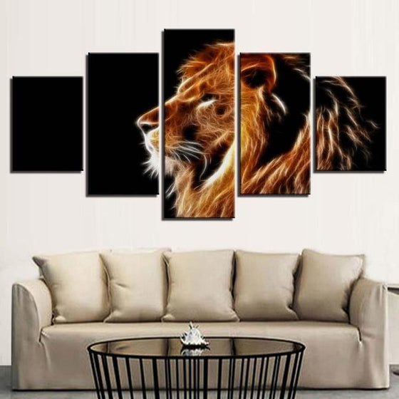 Mighty Lion Wall Art