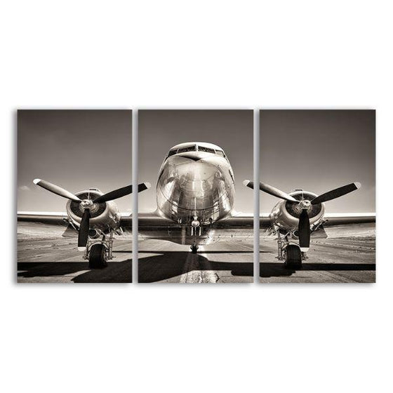 Model 10 Electra 3 Panels Canvas Wall Art