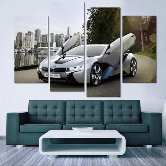 2015 BMW i8 Canvas  Wall Art Living Room