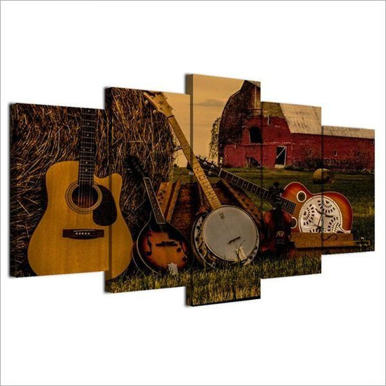 Modern Music Wall Art Canvases