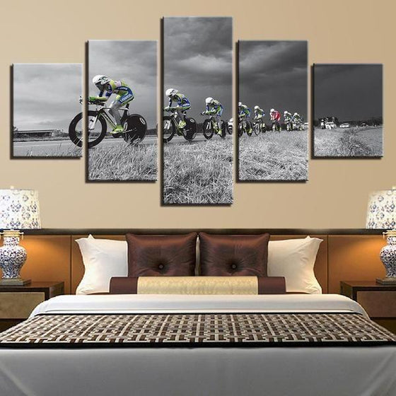 Cycling Race Wall Art Canvas Wall Art Bedroom
