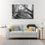Black & White Grand Piano 1 Panel Canvas Wall Art Living Room