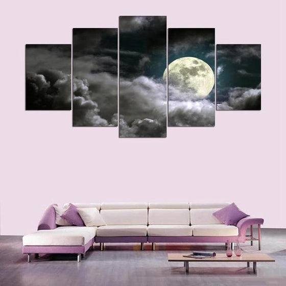 Moon Wall Art Canvases