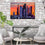 Moscow City Skyline View Canvas Wall Art Print