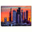 Moscow City Skyline View Canvas Wall Art