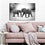 Mother & Child Elephant Canvas Wall Art Living Room