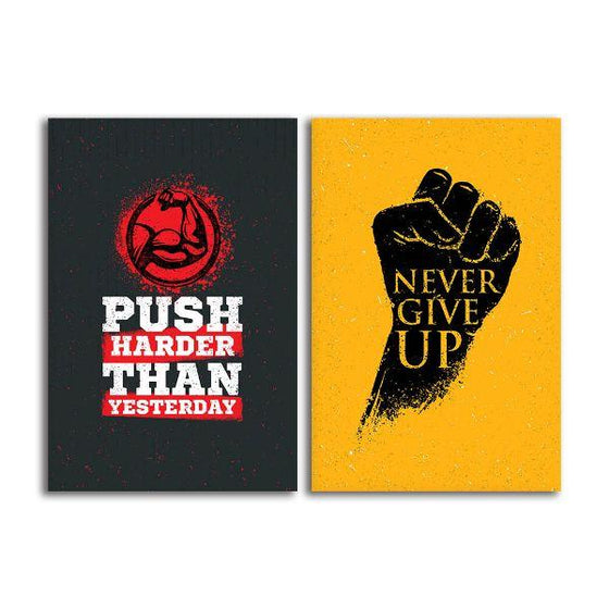 Motivational Quotes Canvas Wall Art