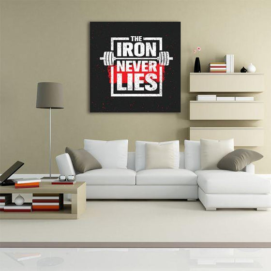 Motivational Quote Canvas Wall Art Living Room