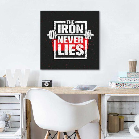 Motivational Quote Canvas Wall Art Office