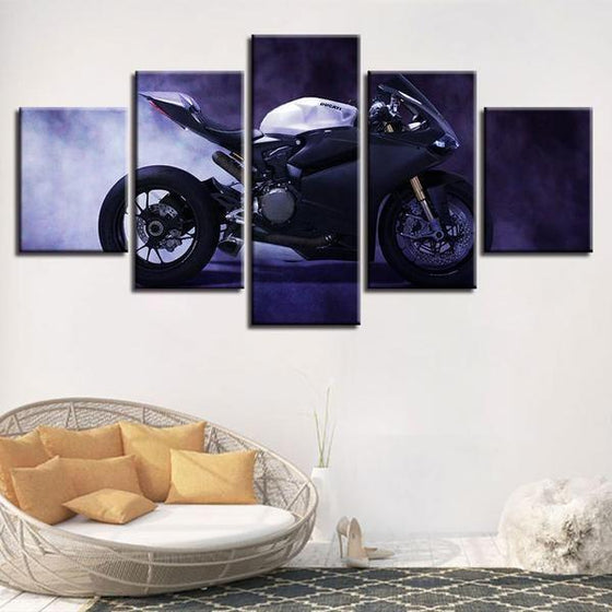 Motorcycle Wall Art Idea