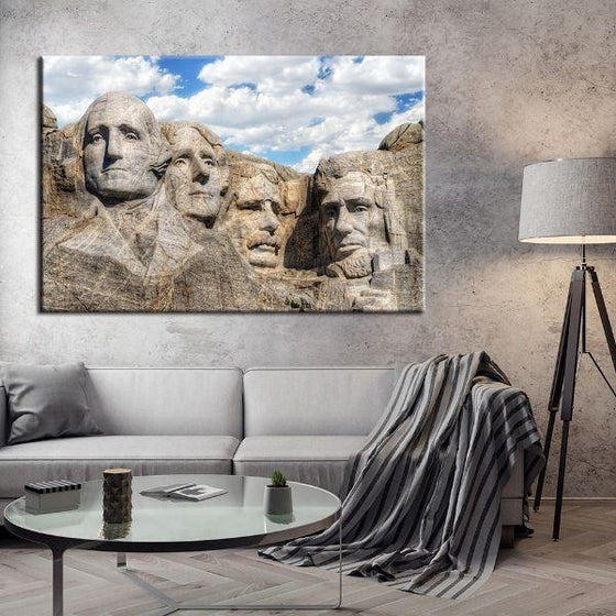Mount Rushmore Canvas Wall Art Living Room
