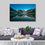 Mountain Lake 1 Panel Canvas Wall Art Living Room