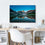 Mountain Lake 1 Panel Canvas Wall Art Office