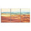 Mountain Ranges Abstract 3 Panels Canvas Wall Art