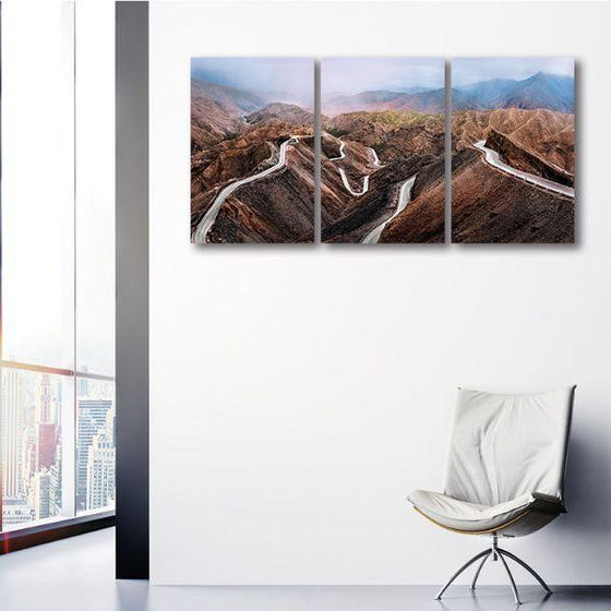 Mountain Ranges View Canvas Wall Art Decor