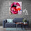 Mouth Licking Lollipop Canvas Wall Art Living Room