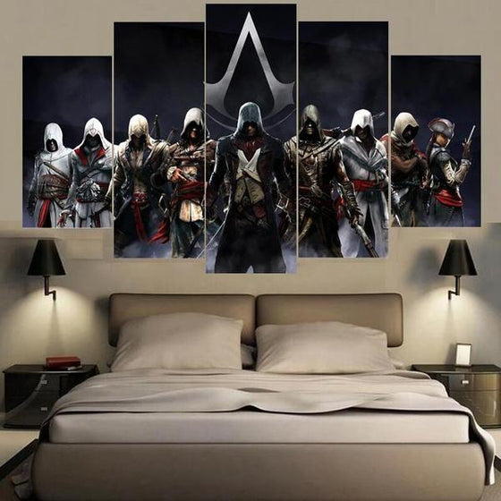 Assassins Creed Characters Inspired Canvas Wall Art Bedroom Decor