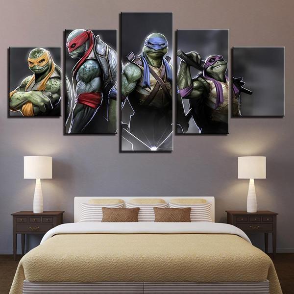 Wall Inspired Teenage Ninja Mutant Turtle – Art Canvas