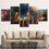 Doctor Who Movie Inspired Characters Canvas Wall Art