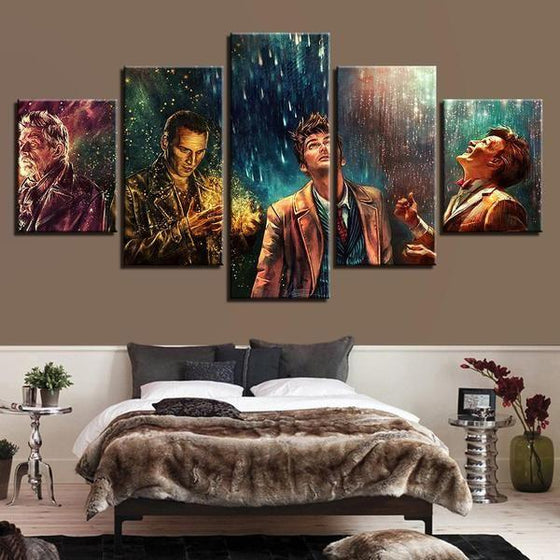Doctor Who Movie Inspired Characters Canvas Wall Art Bedroom