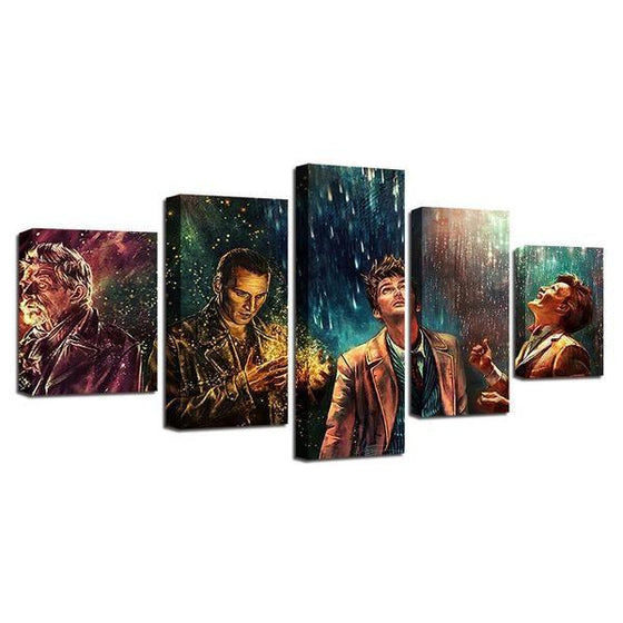 Doctor Who Movie Inspired Characters Canvas Wall Art Prints