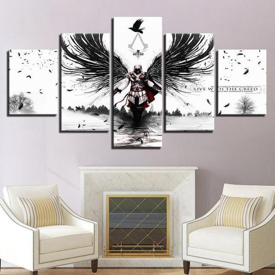 Assassins Creed Inspired Graphic Canvas Wall Art Decor