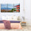 Mt. Fuji & Chureito Pagoda 3-Panel Canvas Wall Art Decor