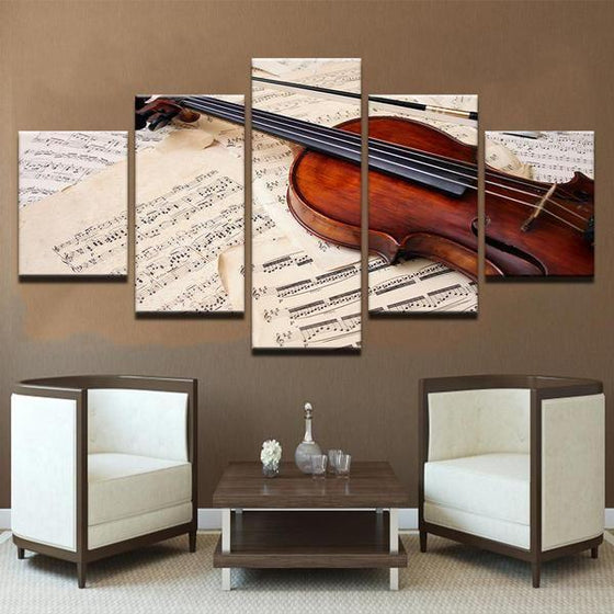 Music Themed Wall Art Canvases