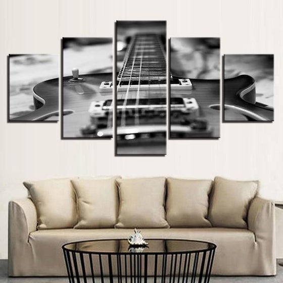 Music Wall Art Black And White Canvas