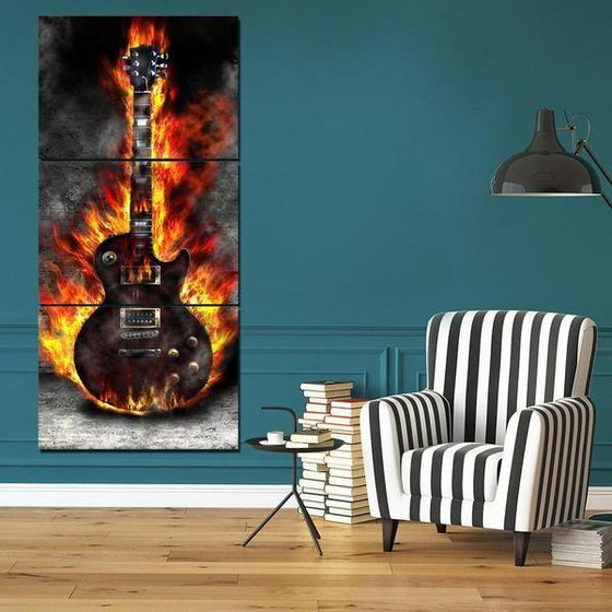 Musical Instruments As Wall Art Canvas