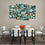 Natural Colorful Pebbles 4 Panels Canvas Wall Art Dining Room